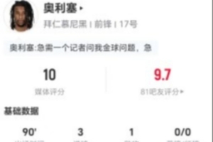 奧利塞全場攻防布局解析：戰術大師的德甲巔峰表現